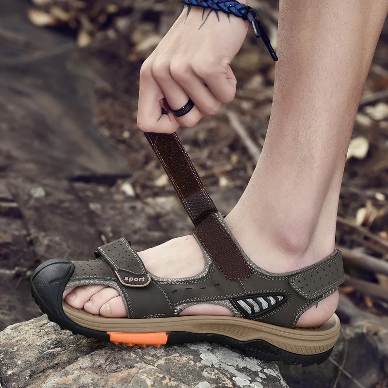 

Zapatos Transpirables Hombre Sneakers Breathable 2020 Men Blade Slippers Beach Couple Wear Slides