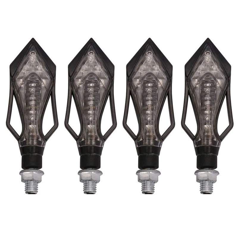 

4PCS 12V Motorcycle Indicators Flowing Motorbike Turn Signal Lights Motorbike Indicators Turning Indicators 12LED Bulbs
