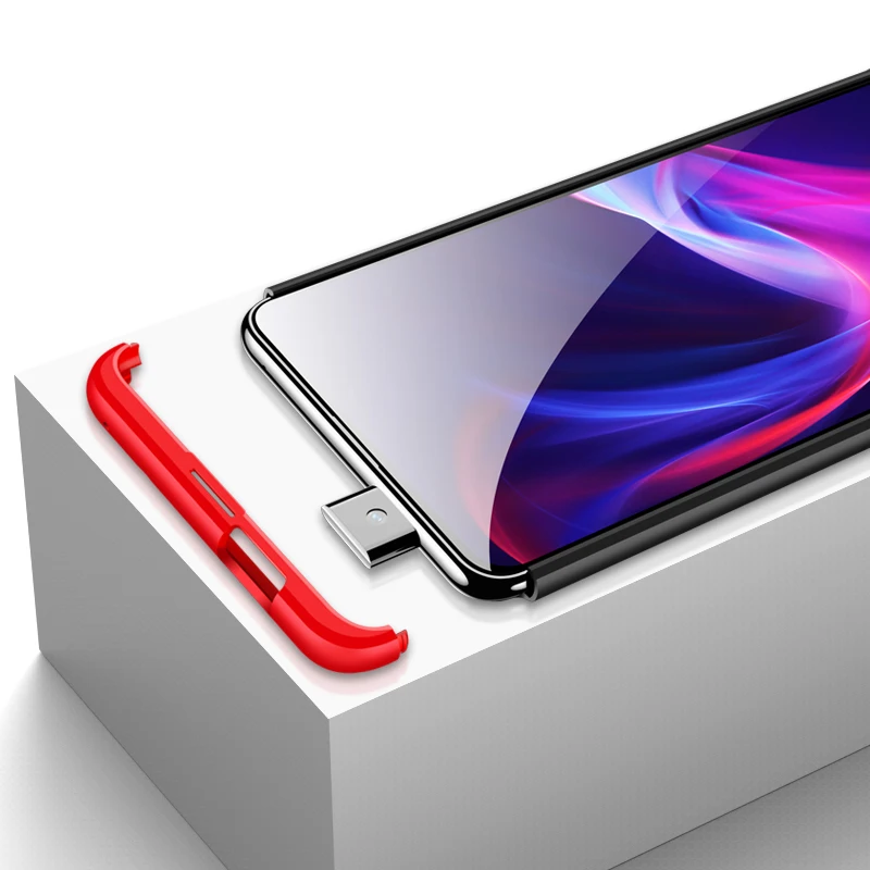 Чехол с полной защитой 360 градусов для Huawei P Smart Z 2019 Роскошный чехол 3 в 1 жесткая