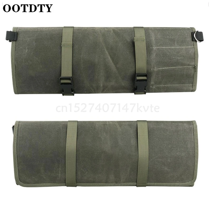 

Portable Kitchen Cooking Chef Knife Bag Roll Bag Carry Case Bag Kitchen Cooking Tool Durable Storage 10 Pockets Random Color