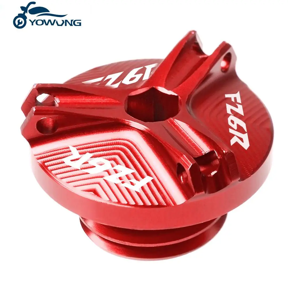 

FZ6R Motorcycle CNC Engine Oil Cap Bolt Screw filler cover For Yamaha FZ6R FZ 6R 2009 2010 2011 2012 2013 2014 2015 2016 2017