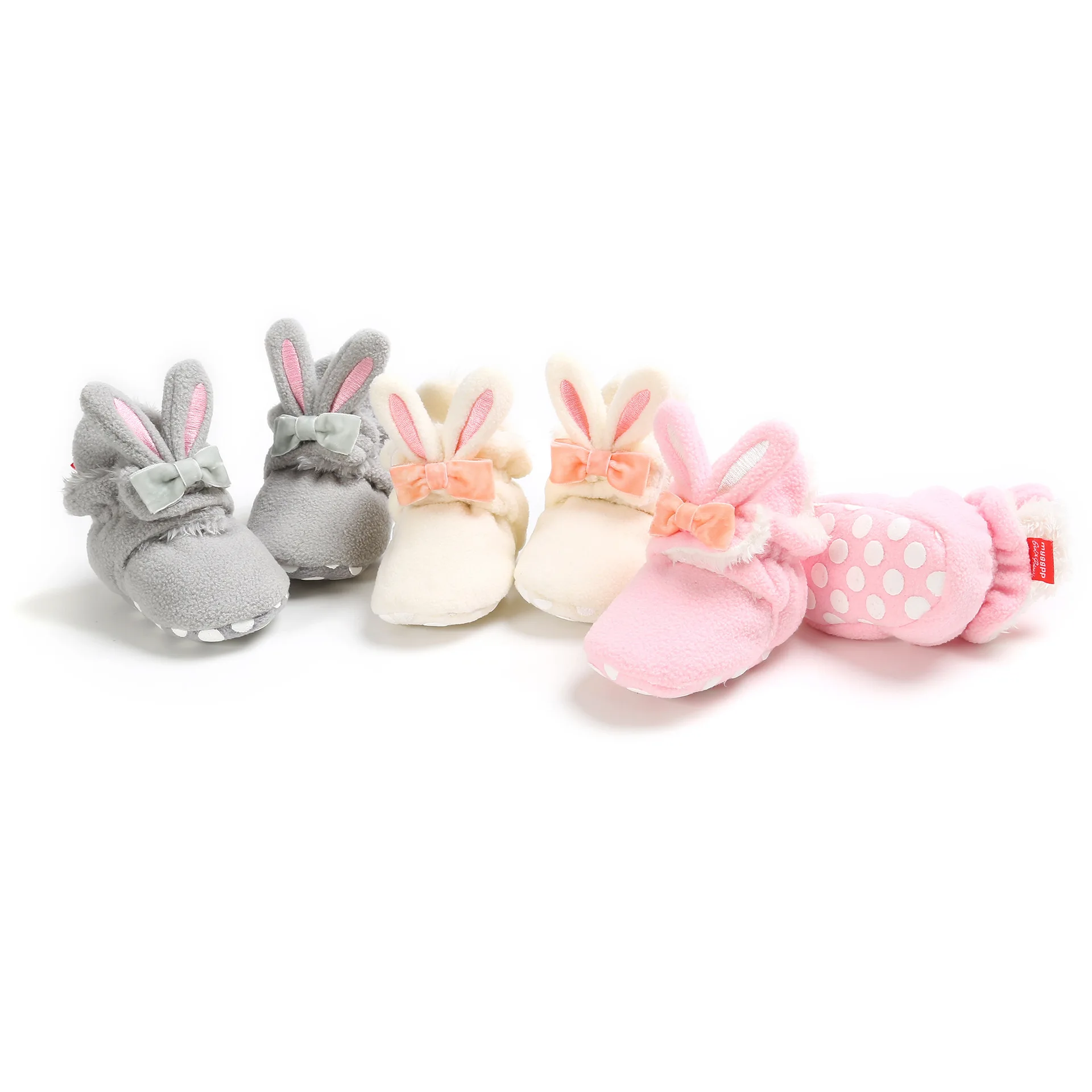 

Autumn Winter Cute Rabbit Style Velvet Cartoon Baby Shoes Soft Bottom Toddler First Walkers Newborn Baby Booties