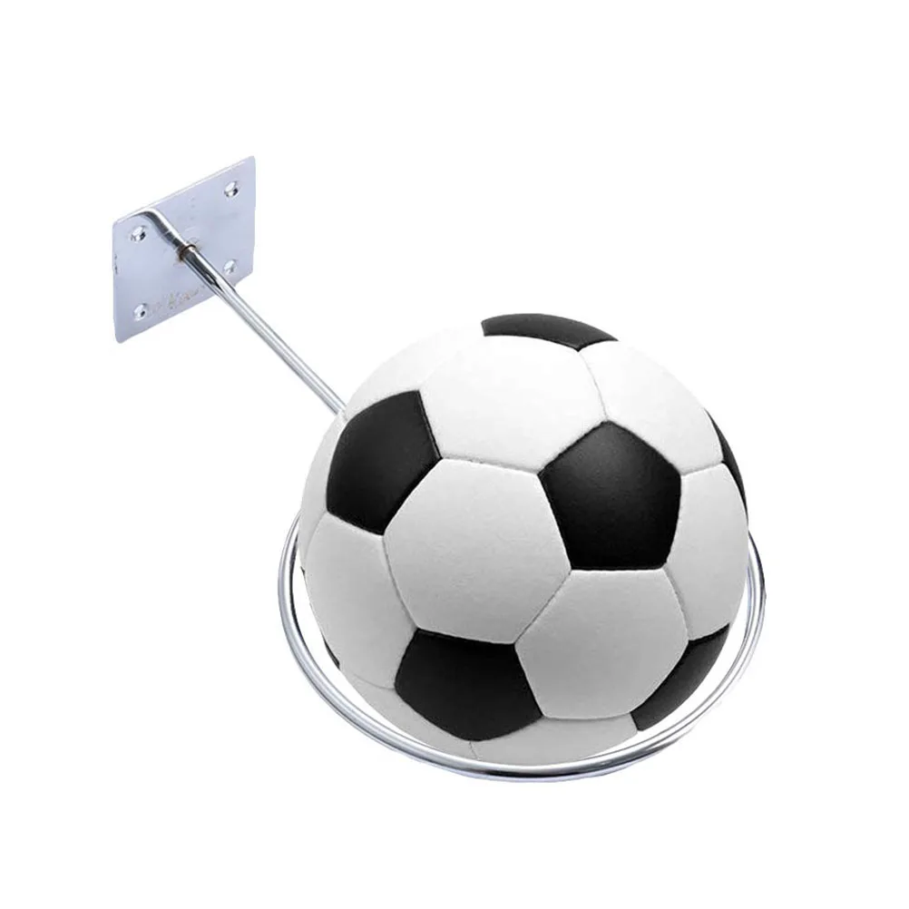 Настенная стойка для спортивных мячей из нержавеющей стали держатель мяча