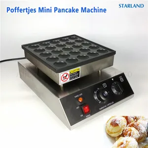 commercial biscuits dutch poffertjes grill mini pancake baking machine electric waffle baker 220v 25 holes free global shipping