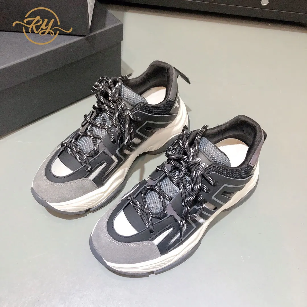 Женские кроссовки на платформе RY RELAA из натуральной кожи Весенняя повседневная