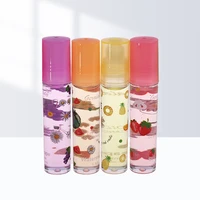 moisturizing strawberry lip gloss crystal dried flowers lip gloss oil for women lips tint care transparent liquid gloss lip