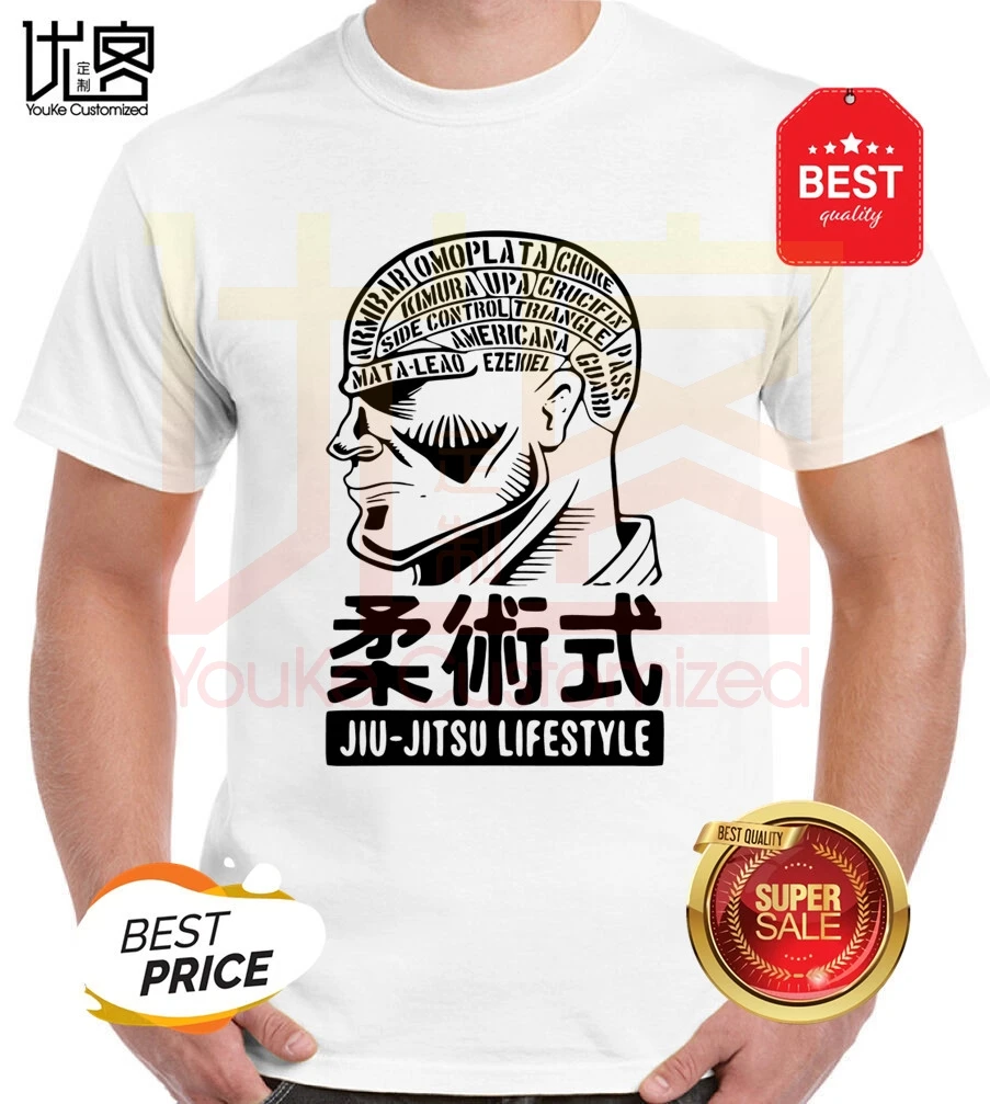 Свободные черные мужские футболки Homme Tees BJJ Lifestyle футболка бразильский джиу
