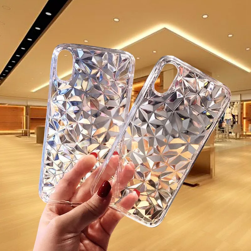 Чехол с алмазной текстурой для Xiaomi Redmi Note 7 PRO 6 задняя крышка мягкая 8Lite 9 se