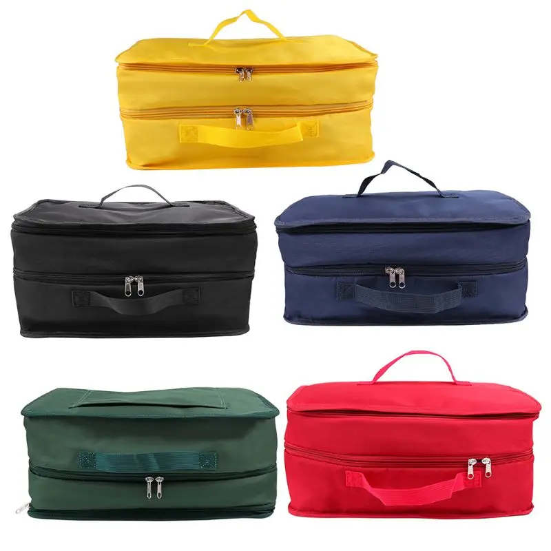 

Portable 3 Layers Travel Storage Bag Organizer 2 Hooks Hanging Wardrobe Clothes Rack Holder Travel Suitcase Shelves 5 Colors