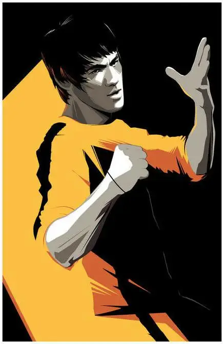 Плакат на стену в стиле аниме кунг фу|Рисование и каллиграфия| |