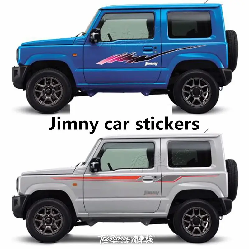 Наклейки на автомобиль Suzuki Jimny модификация внешнего вида