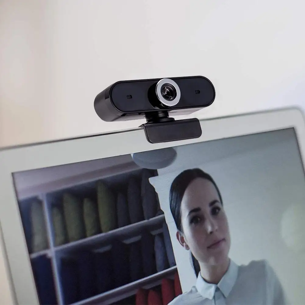 

HD Web Webcam Mini Camera USB Built-in Sound Absorption Noise Reduction Microphone 1080P Web Cam Home Office Online