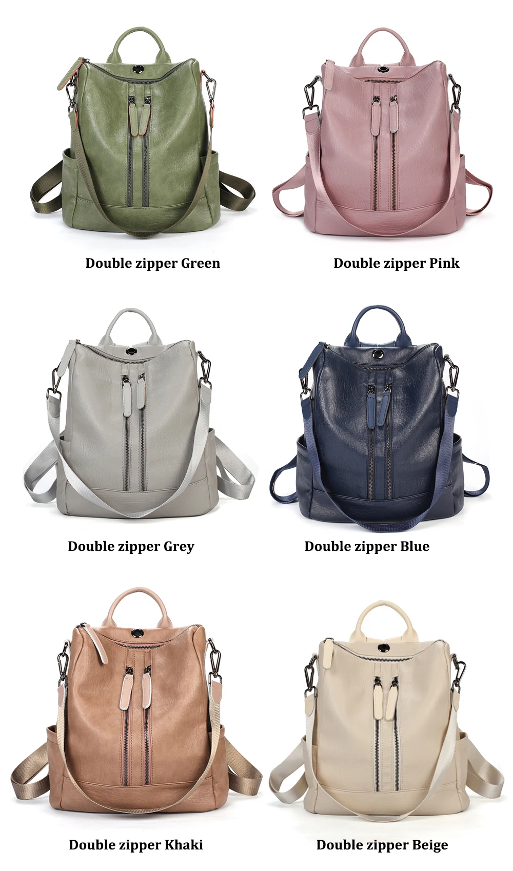 Женский рюкзак mochila feminina, повседневный многофункциональный женский кожаный рюкзак, женская сумка через плечо, сумка для путешествий