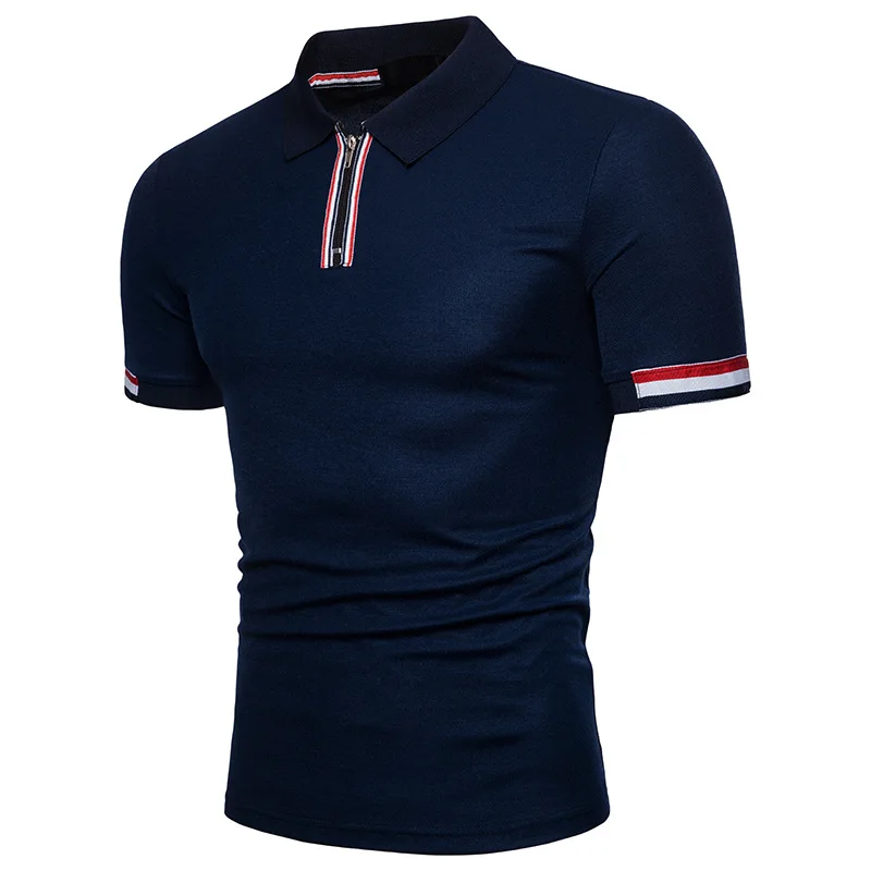 

Polo Men Shirt Short Sleeve Polo Shirt Contrast Color Polo New Clothing Summer Streetwear Casual Fashion Men tops shirts