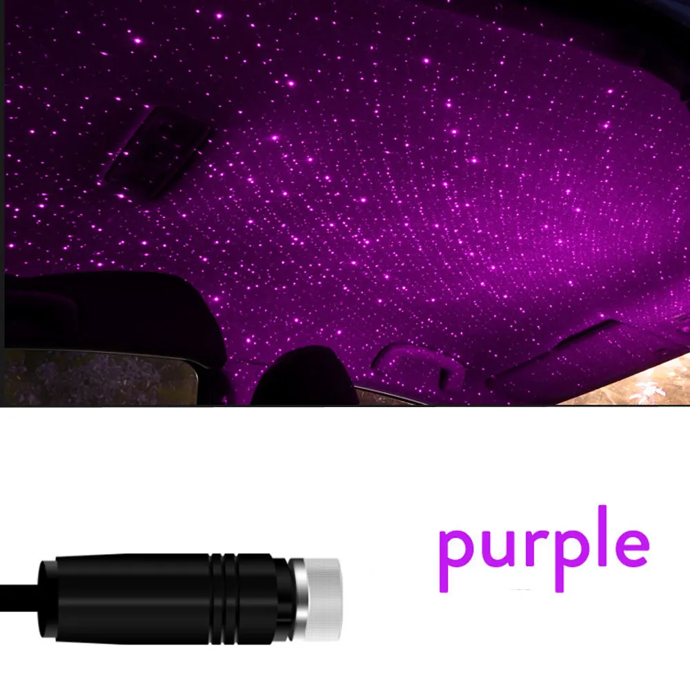 Светодиодный мини-проектор с USB для крыши автомобиля и звезд ночник регулируемый