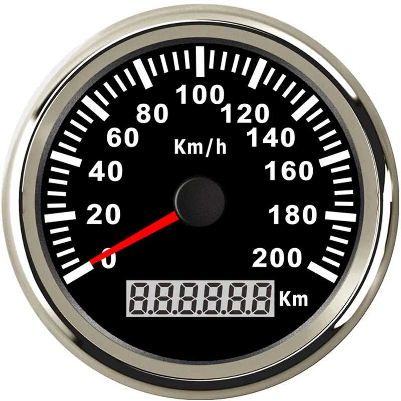 200KMH Водонепроницаемый лодка автомобиля gps Скорость ometer 120 км/ч 200 км/ч Скорость манометр для автомобилей Грузовик Лодка 12V 24V с Подсветка - Цвет: 200KMH