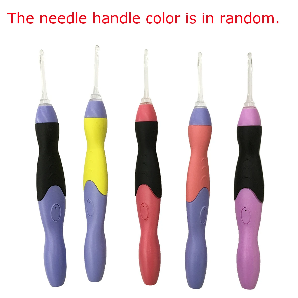 Полезные 11 в 1 USB светодиодсветодиодный светящиеся фиолетовые крючки для вязания