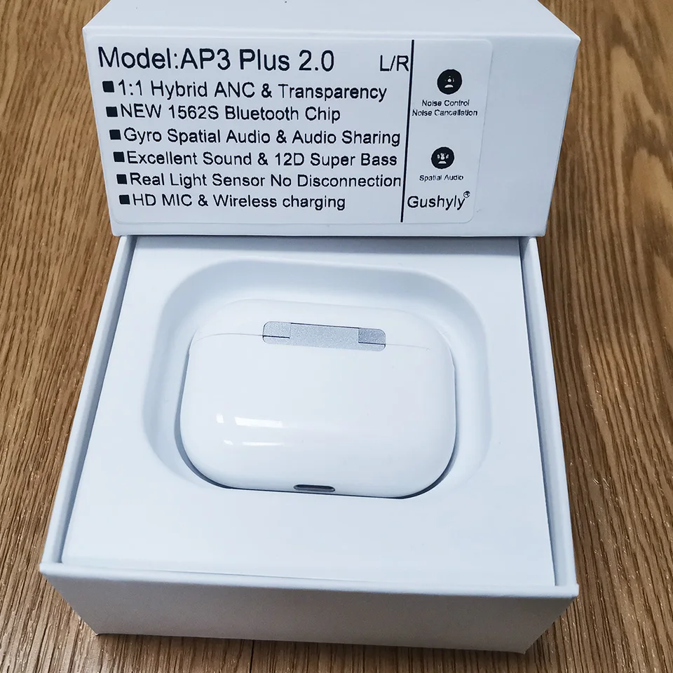 Беспроводные наушники AP3 Plus 2 0 TWS настоящий пространственный аудио 45 дБ гибридные