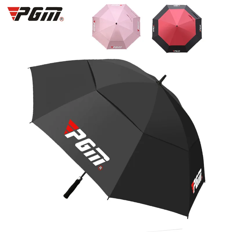 Зонт для гольфа PGM, двойной зонт для гольфа, Солнцезащитный зонт, двойной зонт, полностью автоматический восьмижильный зонт из стекловолокн...