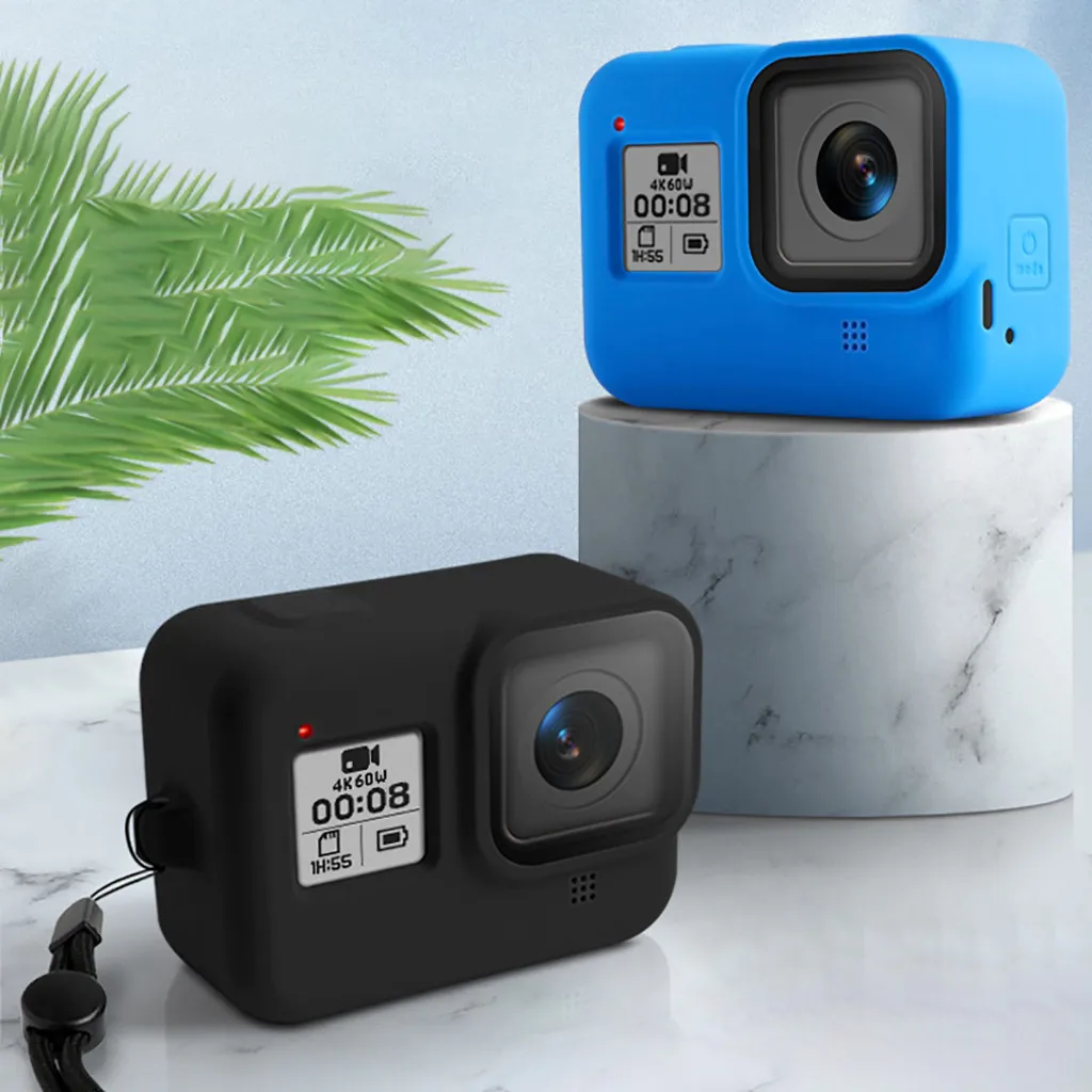 Новый мягкий силиконовый защитный чехол для камеры Go-pro 8 черный аксессуары