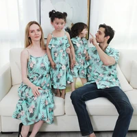 mother daughter dresses family matching outfits mommy and me clothes father son shirt clothing sets family look dress summer