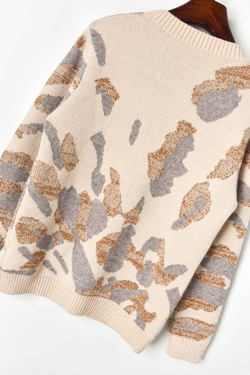 

Autumn Winter Knit Sweater Women Long Sleeve Embroidery Knitted Sweater Womens Sweaters And Pullovers Sueter Mujer Invierno 2019
