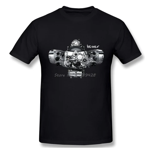 Мужские летние хлопковые футболки Boxer Engine R1200gs 1200 Gs R Adventure R1200rt R R1200r