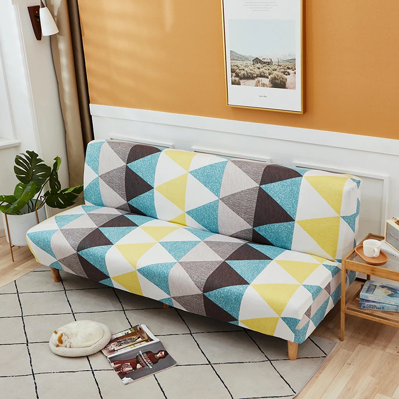 

Folding Sofa Bed Cover Sofa Covers Spandex Stretch Elastic Material Double Seat Cover Slipcovers Lover Sofa Covers for Sofas