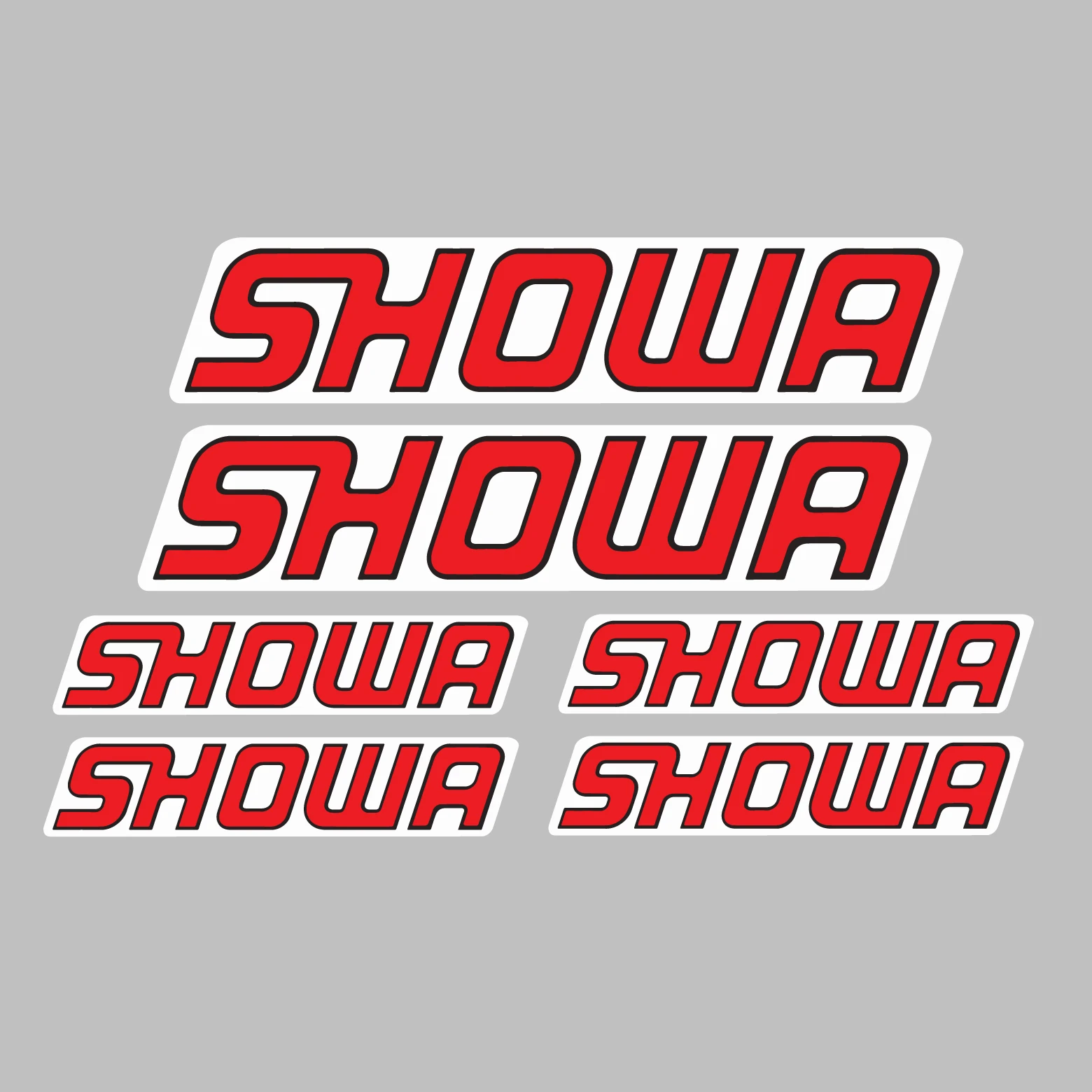 

Graphics Vinyl Motorcycle Sticker Sheet Suitable For Showa Sponsor Stickers Decals