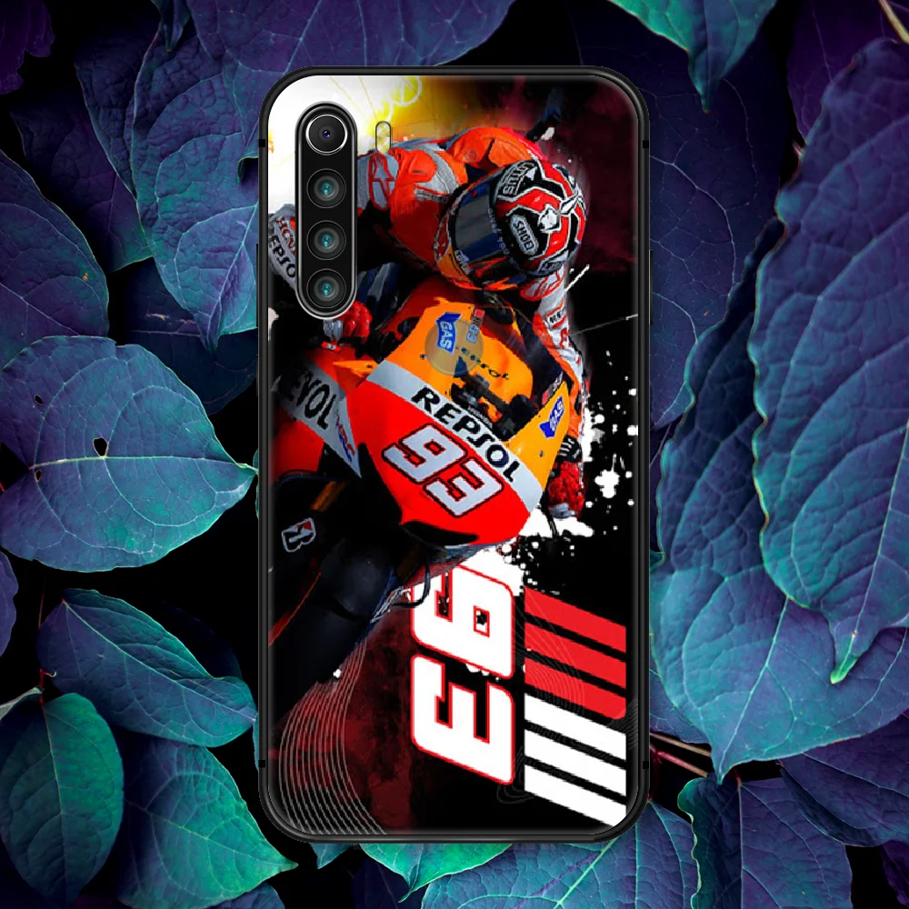 

Marc Marquez i Alenta 93 Phone Case For Xiaomi Redmi Note 7 8 8T 9 9S 4X 7 7A 9A K30 Pro Ultra black Back Soft Shell Pretty