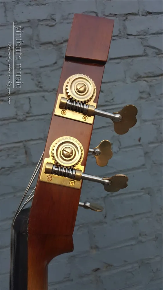 Новинка 3/4 4 струнный Электрический Вертикальный двойной бас отделка бесшумный