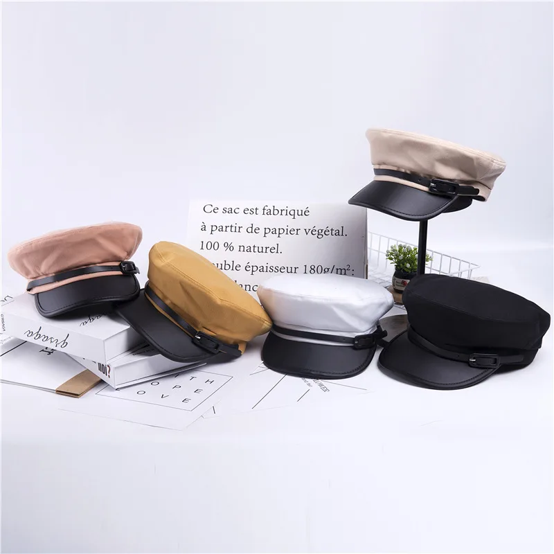 Новая кепка для женщин в корейском стиле сотни комплектов морская ретро