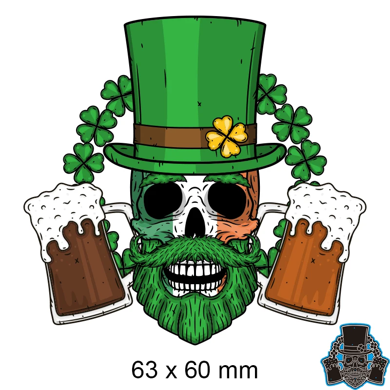 

Пресс-формы с мотивом ирландского черепа клевера пива, новый металлический альбом «сделай сам», бумажные изделия, тиснение, трафарет, украш...