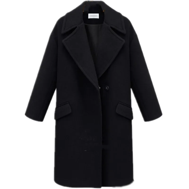 Новое популярное зимнее шерстяное пальто женское осеннее женская шерстяная