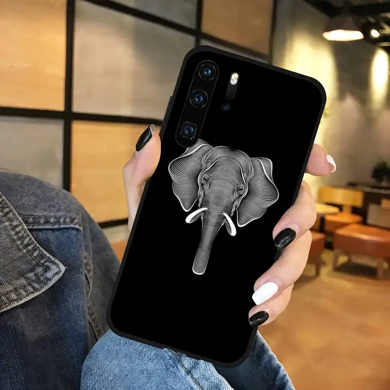 

Animal line Art Phone Case Funda For Huawei P9 P10 P20 P30 Lite 2016 2017 2019 plus pro P smart