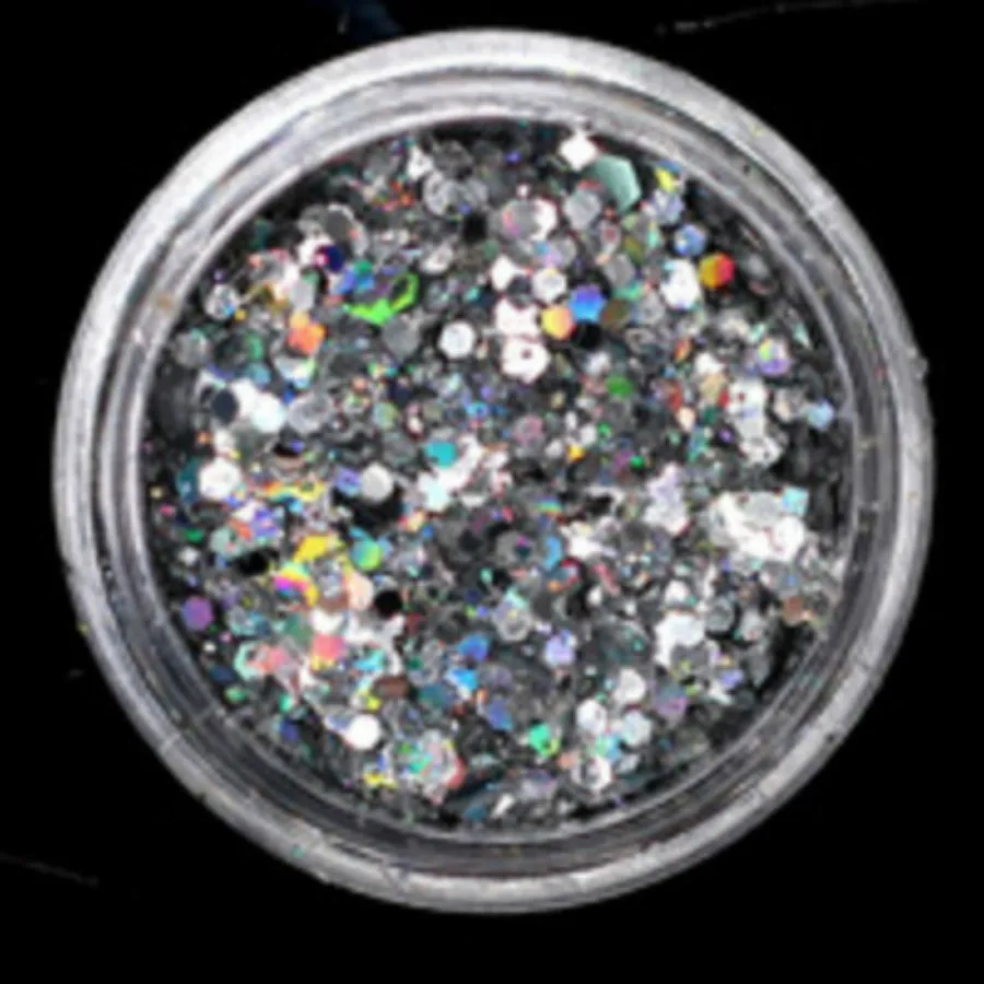 1 шт. продажа 12 Цветов лазерный декорированные золотыми блестками Уход за ногтями