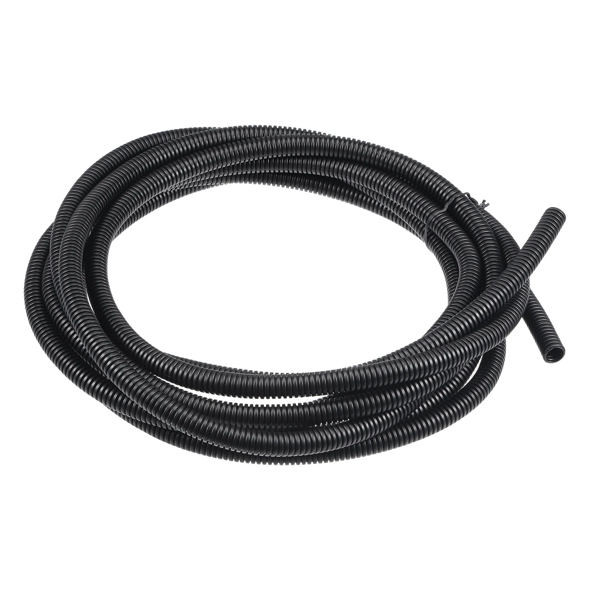 

Uxcell 9 x 12 mm PP Flexible Corrugated Conduit Tube 5M for Garden Office Black