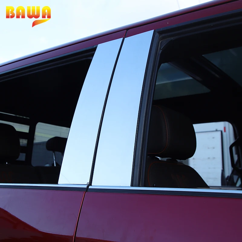 

BAWA Car window Center Pillar Decorative Panel Sticker Car Accessories For Ford F150 2015+