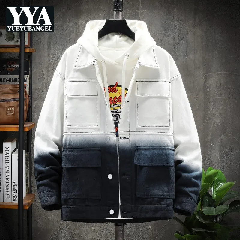 

Мужское осенне-зимнее Ковбойское пальто-карго с множеством карманов