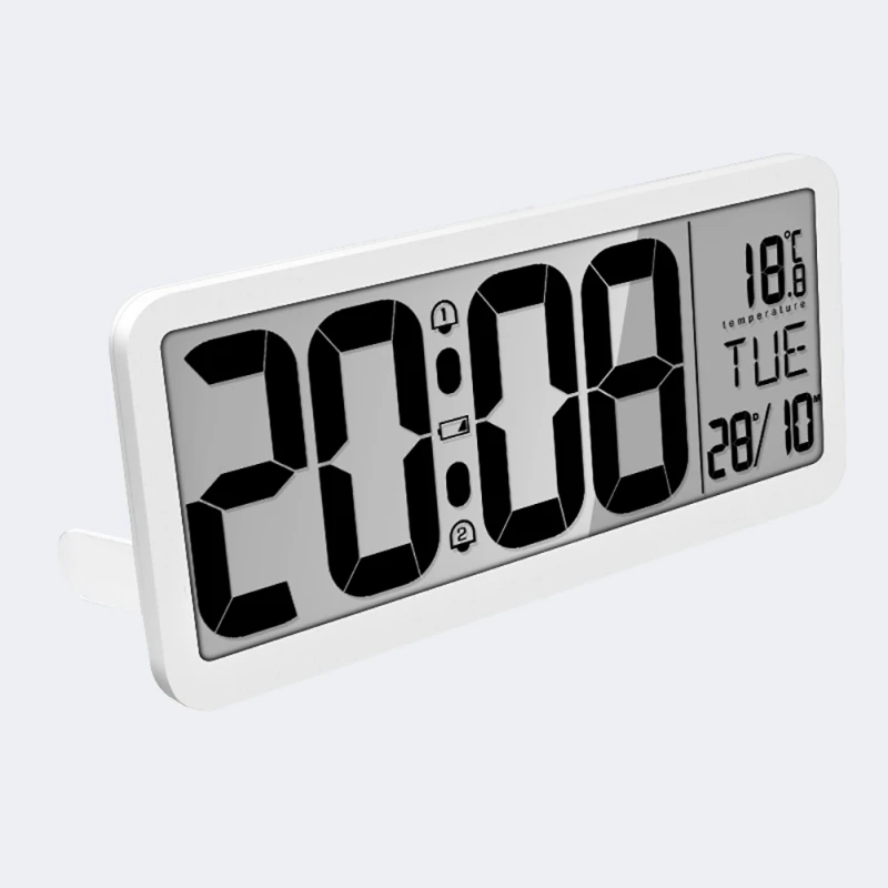 

Large Number Desk Clocks Electronic Digital LED Alarm Clock AC Powered Led Wall Clock Red Display Watch Modern Home Decoration