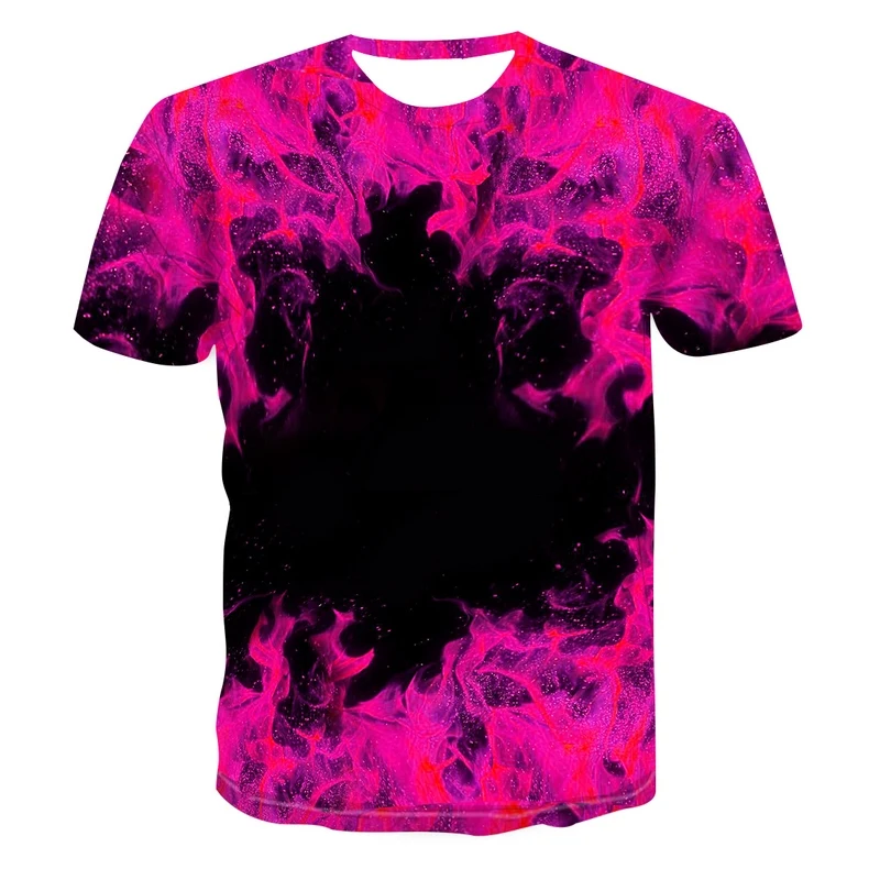 

Summer Men's T-shirt Casual Round Neck 3d Short Sleeve Oversized T-shirt Fashion Men's Clothing 2021