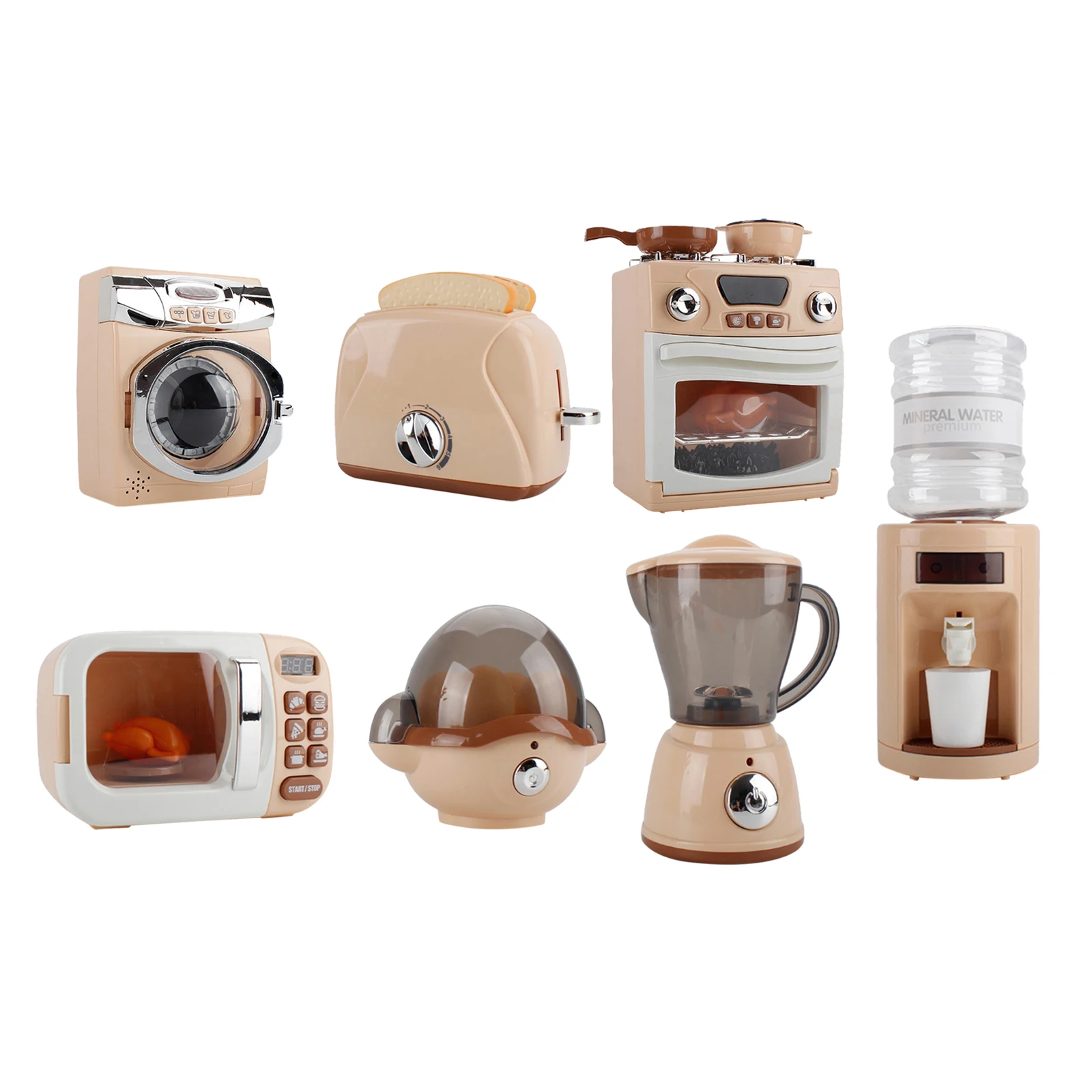 

Mini Simulation Home Appliance Role Play Kitchen Toys for Toddler Kids