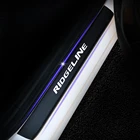 Порога протектор скребок для Honda Ridgeline 4D виниловая наклейка из углеродного волокна порога гвардии интерьер автомобиля аксессуары 4 шт.