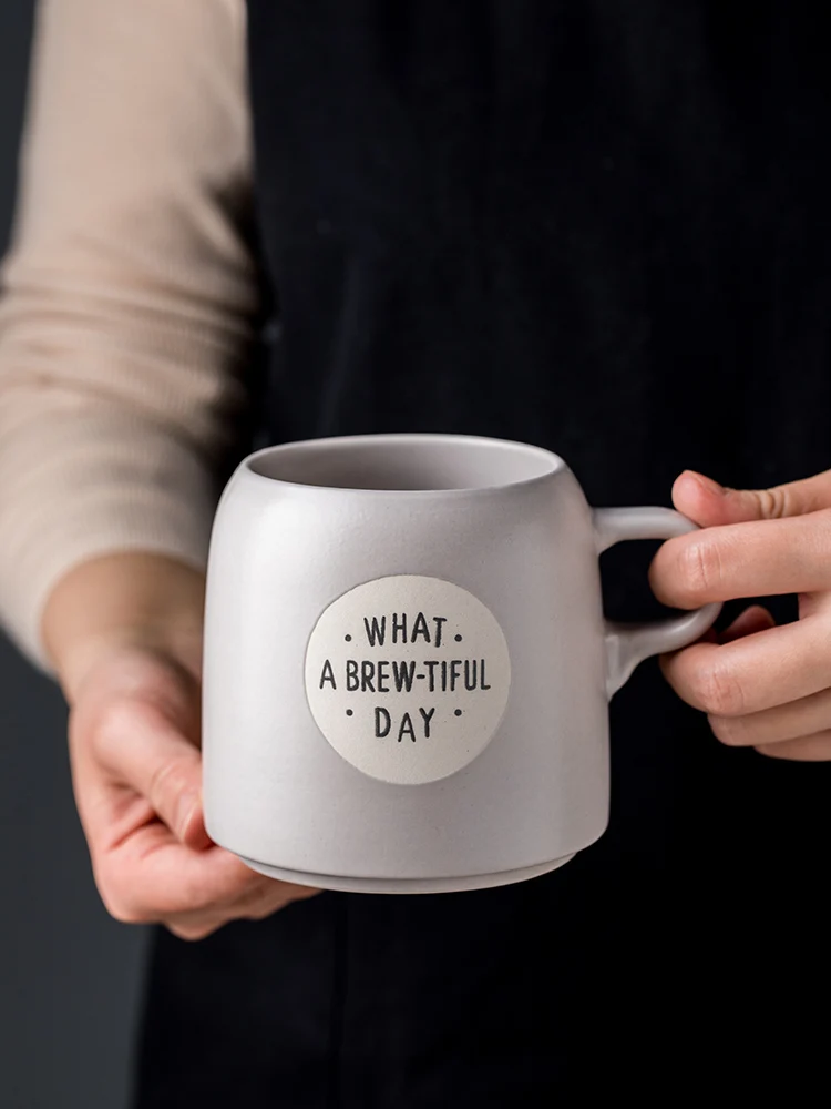 Креативная керамическая кружка в стиле ретро кофейные кружки большой емкости