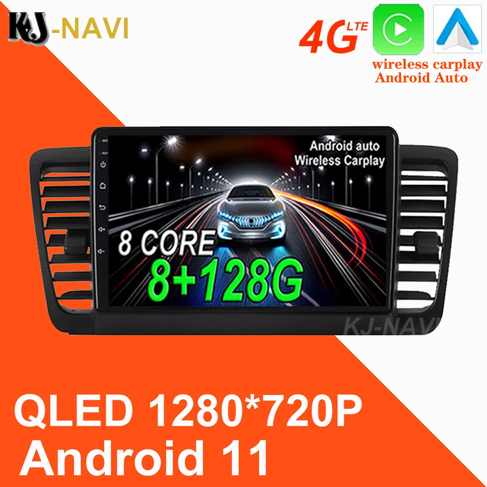 

1280*720P Android авто для Subaru Outback 3 Legacy 4 2003 - 2009 беспроводной CarPlay автомобильный радиоплеер Мультимедиа GPS навигация