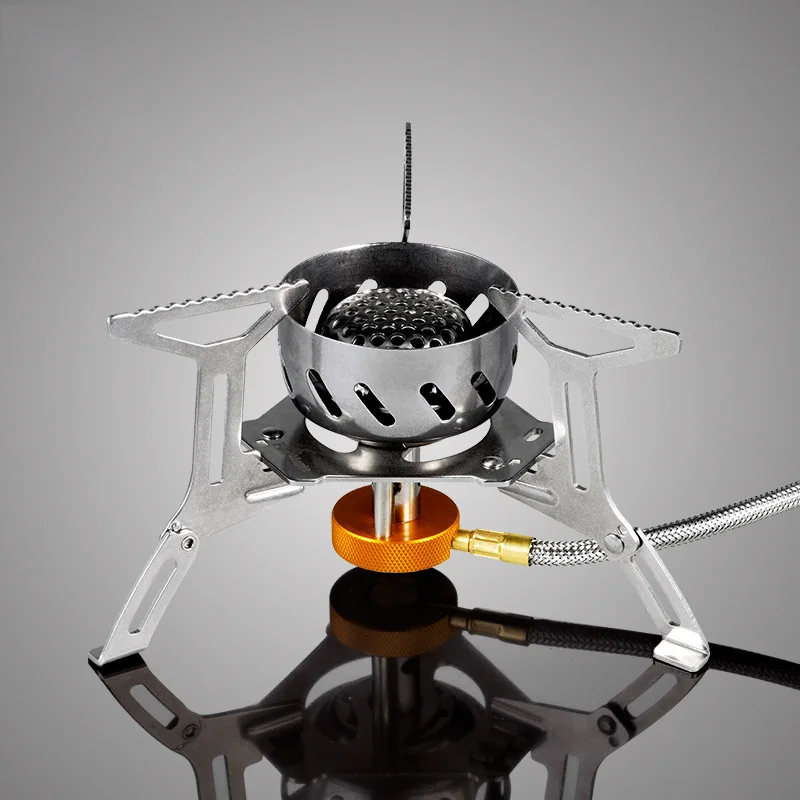 

2900W Outdoor Camping Gas Stove Stainless Steel Mini Foldable Gas Burner Cooker Picnic Cooking Stove