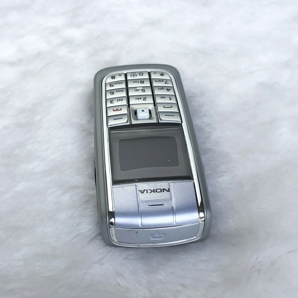 Мобильный телефон NOKIA 6021 разблокированный Восстановленный GSM трехдиапазонный Bluetooth Черный и подарок