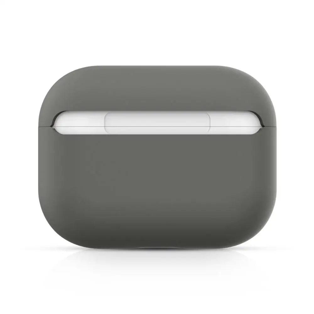 color 8 Чехол для AirPods Pro, мягкий жидкий силиконовый защитный чехол, видимый передний светодиодный чехол для AirPods Pro, чехол 3, модный зеленый - Цвет: color 8
