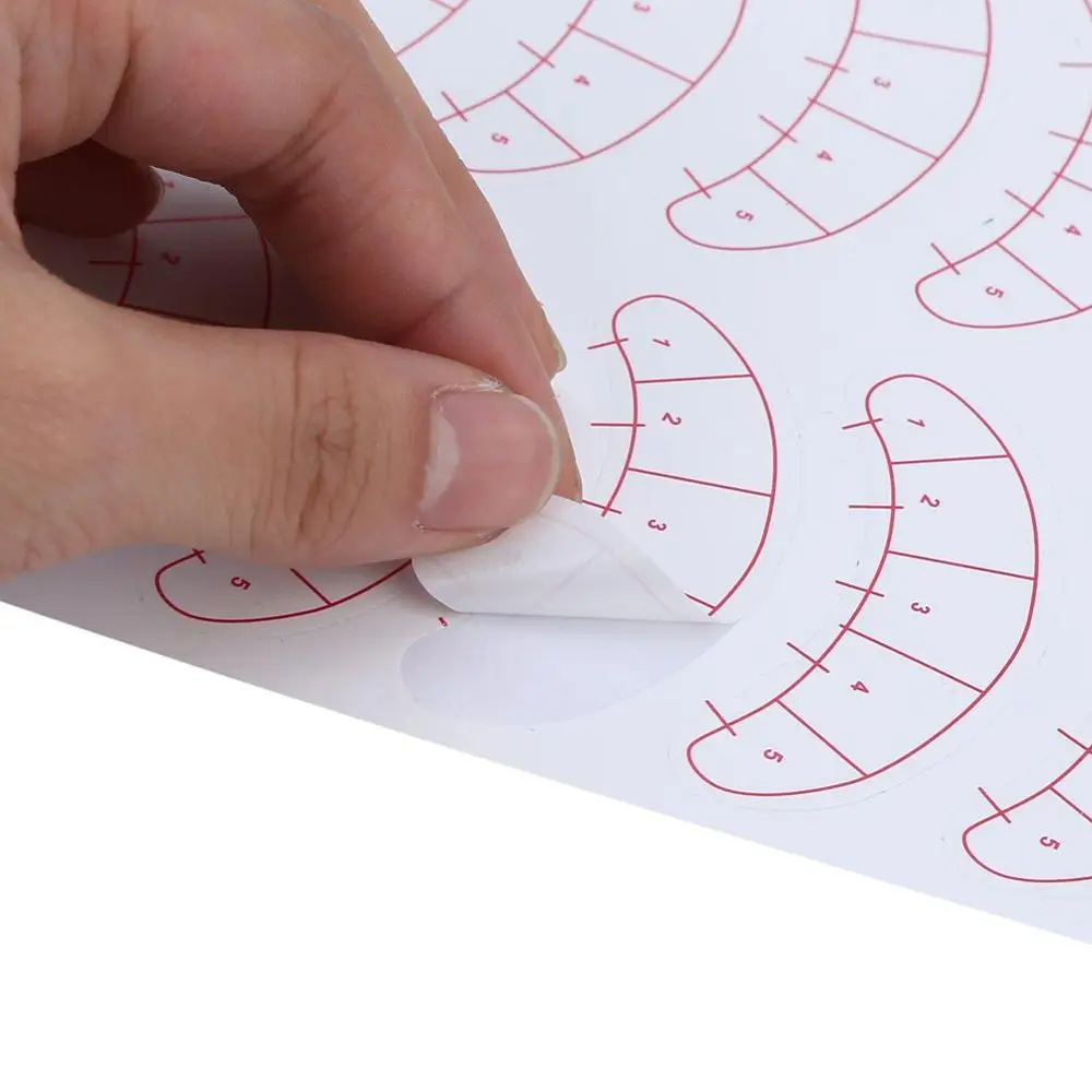 70 пар бумажных пластырей для наращивания ресниц Обучающие наборы под глазами