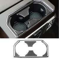 rear drain cup frame decoration sticker cover decal trim for ford raptor f150 2017 2018 2019 2020 car accessories carbon fiber